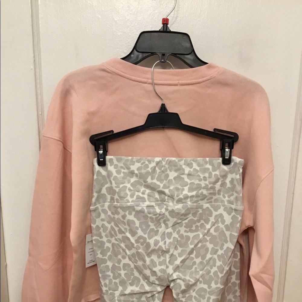 Hippie Rose pink combo set top and biker shorts.